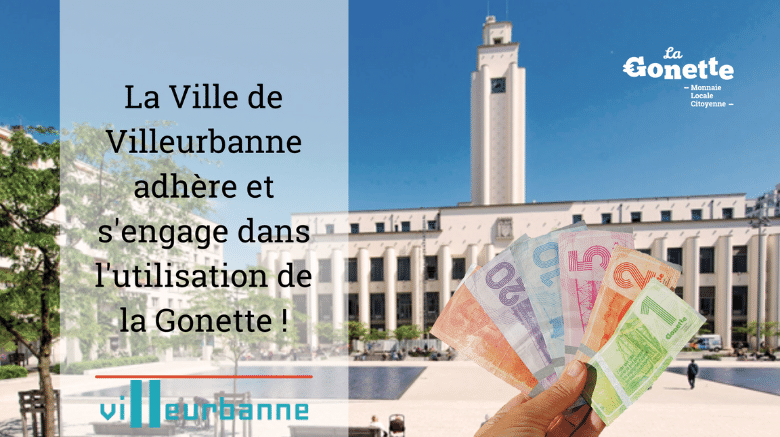 La Ville de Villeurbanne adhère et s’engage dans l’utilisation de la Gonette !