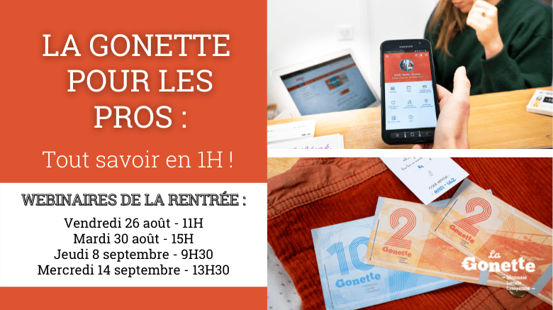 Webinaires pros de la rentrée - août & septembre 2022